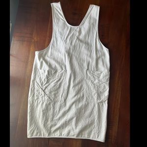 Ilana Kohn silver Baz Apron Crossback Pinafore